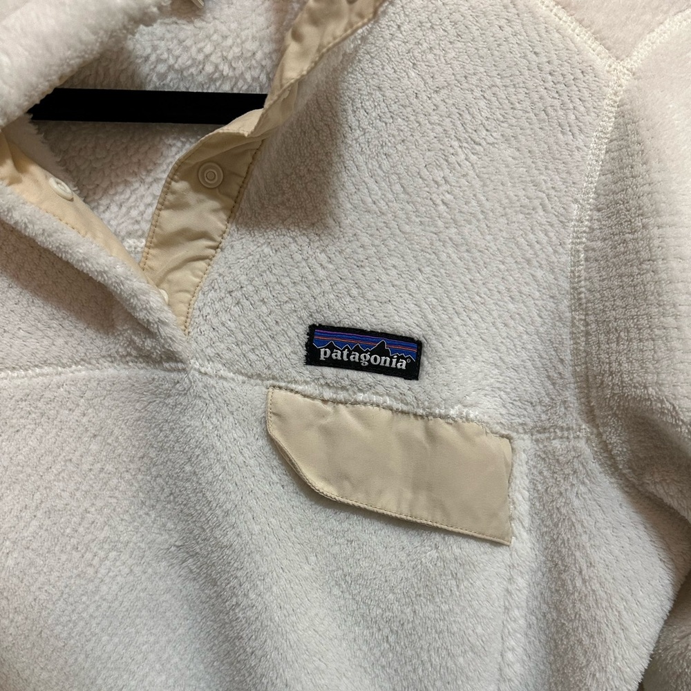 Patagonia Women's Re-Tool Snap-T® Pullover Raw Linen - White X-Dye Large - Picture 3 of 5